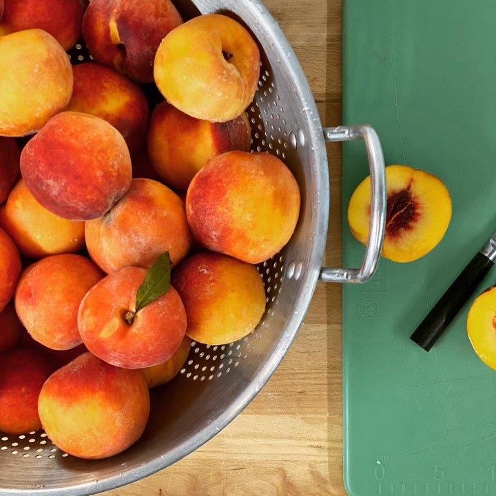 Pie Bird Farm Cheesecake Pie with Peach Curd and Whipped Cream Wheat